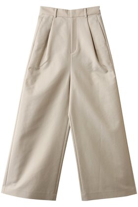 【ランバン オン ブルー/LANVIN en Bleu】のコットンギャバワイドパンツ 人気、トレンドファッション・服の通販 founy(ファニー) ファッション Fashion レディースファッション Fashion for Women パンツ Pants & Trousers ハイネック High Neck, Mock Neck バランス Balance, Style Balance フォルム Silhouette, Form ワイド Wide, Wide Fit エレガント 上品 Elegant |ID:prp329100004892391