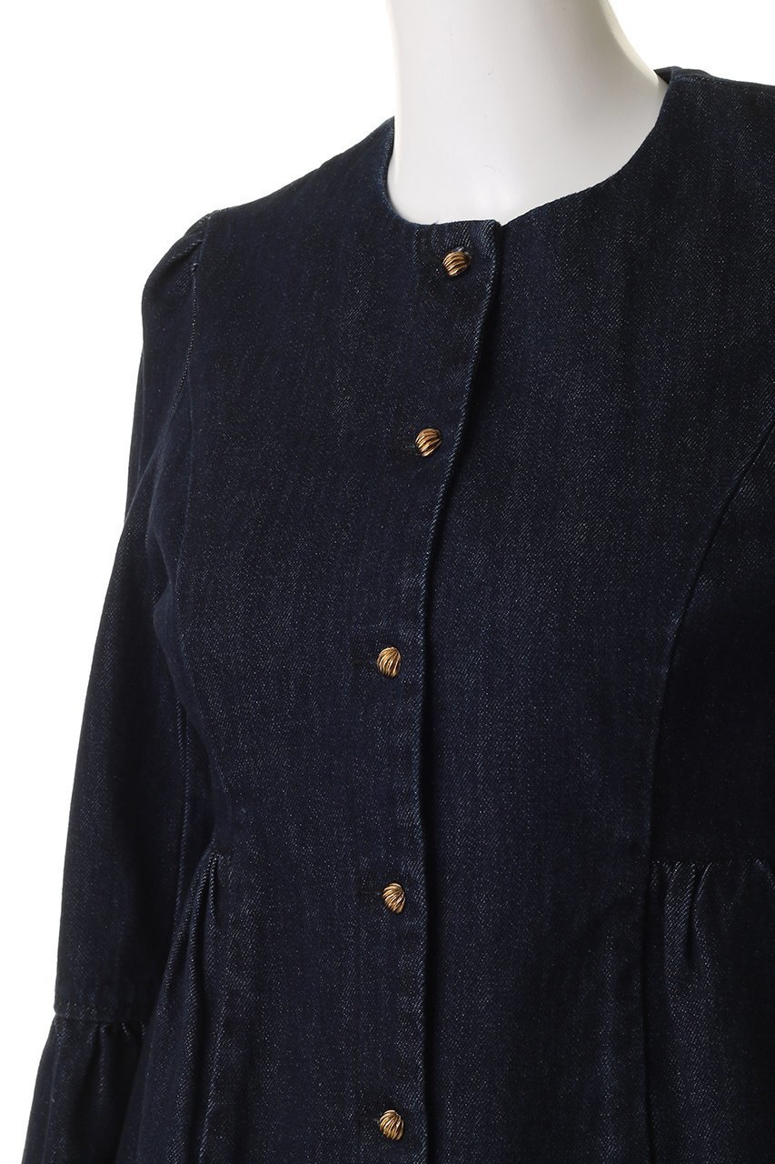 【ランバン オン ブルー/LANVIN en Bleu】のデニムペプラムジャケット 大人の最旬トレンドファッション＆コーディネート founy(ファウニー) 　ファッション　Fashion　レディースファッション　Fashion for Women　アウター　Coat / Outerwear Collection　レディースジャケット・軽アウター　Jackets　おすすめ　Recommended / Our Picks　ジャケット　Jacket, Outerwear　デニム　Denim, Jeans Material　ペプラム　Peplum, Flared Hem　マニッシュ　Mannish, Boyish　リュクス　Luxury, Elegant, High-End, Chic　ワイド　Wide, Wide Fit　other-5|ID: prp329100004892394 ipo3291000000036570231
