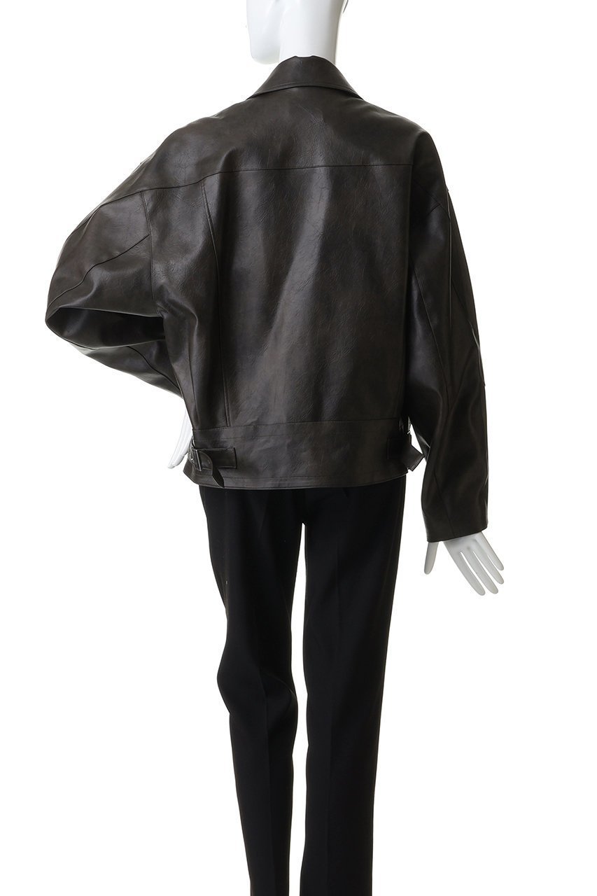 【スタニングルアー/STUNNING LURE】のrフェイクレザーライダースブルゾン 人気、トレンドファッション・服の通販 founy(ファニー) ファッション Fashion レディースファッション Fashion for Women アウター Coat / Outerwear Collection レディースジャケット・軽アウター Jackets ブルゾンジャケット・スポーティアウター Blouson Jackets ライダースジャケット / レザースタイル Riders Jackets & Biker Style ジャケット Jacket, Outerwear パターン Pattern, Design Print フォルム Silhouette, Form ブルゾン Blouson, Bomber Jacket ライダース Riders ヴィンテージ Vintage Style 切替 Switching, Contrast Panel other-4|ID: prp329100004892405 ipo3291000000036570321