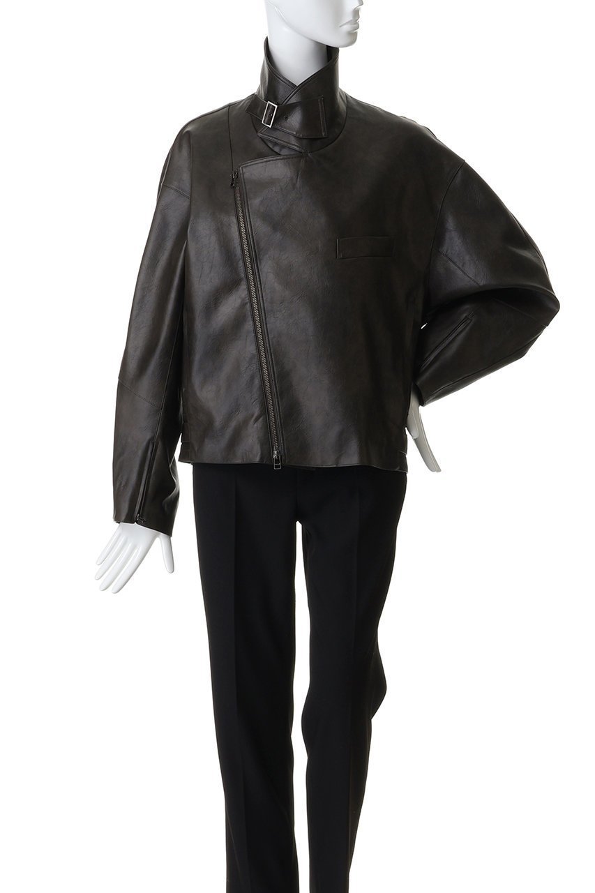 【スタニングルアー/STUNNING LURE】のrフェイクレザーライダースブルゾン 人気、トレンドファッション・服の通販 founy(ファニー) ファッション Fashion レディースファッション Fashion for Women アウター Coat / Outerwear Collection レディースジャケット・軽アウター Jackets ブルゾンジャケット・スポーティアウター Blouson Jackets ライダースジャケット / レザースタイル Riders Jackets & Biker Style ジャケット Jacket, Outerwear パターン Pattern, Design Print フォルム Silhouette, Form ブルゾン Blouson, Bomber Jacket ライダース Riders ヴィンテージ Vintage Style 切替 Switching, Contrast Panel other-8|ID: prp329100004892405 ipo3291000000036570325