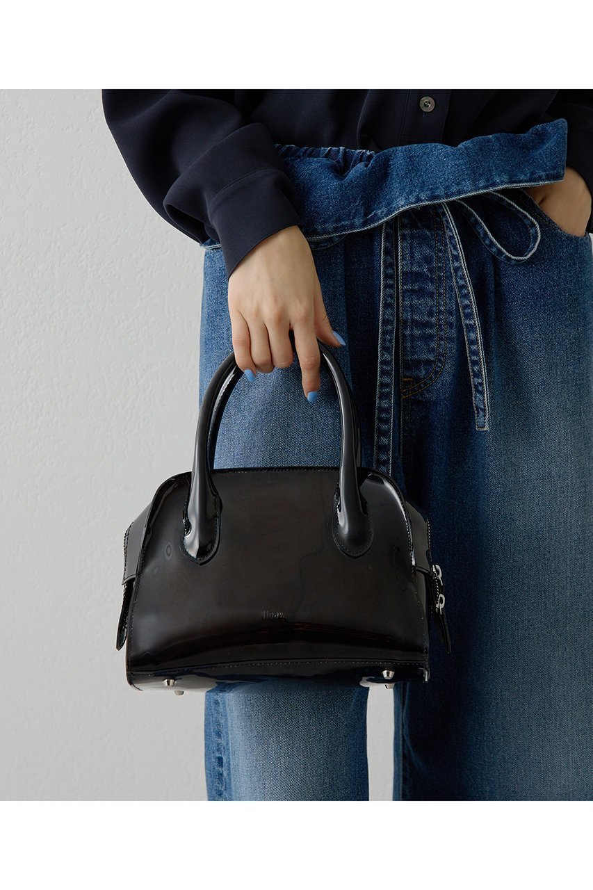 【ウィムガゼット/Whim Gazette】の【Hoaw.】PVCボストンバッグ S インテリア・キッズ・メンズ・レディースファッション・服の通販 founy(ファニー) 　ファッション　Fashion　レディースファッション　Fashion for Women　バッグ　Bags　アクセサリー　Fashion Accessories　シューズ　Shoes, Footwear　ボストン　Boston　ボストンバッグ　Boston Bag, Retro Bag　軽量　Lightweight, Ultra Light　ブラック|ID: prp329100004892406 ipo3291000000036570327