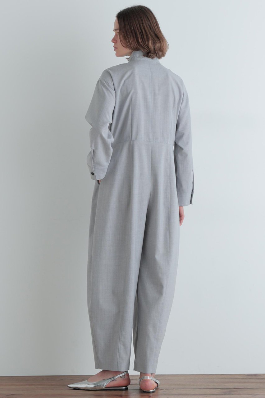【ル フィル/LE PHIL】のライトウールコンビネゾン 人気、トレンドファッション・服の通販 founy(ファニー) ファッション Fashion レディースファッション Fashion for Women パンツ Pants & Trousers スタンダード Standard, Basic スタンド Stand Collar, Upright Stand スリット Slit, Slit Detail ドレープ Drape, Draping Fabric ボトム Bottoms, Lower Wear other-4|ID: prp329100004892444 ipo3291000000036570680