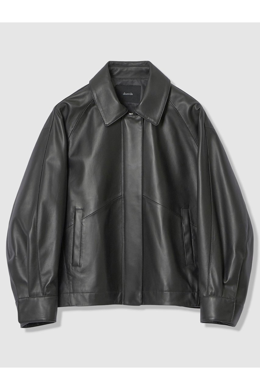 【アルアバイル/allureville】のレザーブルゾン インテリア・キッズ・メンズ・レディースファッション・服の通販 founy(ファウニー) 　ファッション　Fashion　レディースファッション　Fashion for Women　アウター　Coat / Outerwear Collection　レディースジャケット・軽アウター　Jackets　ブルゾンジャケット・スポーティアウター　Blouson Jackets　ジャケット　Jacket, Outerwear　ブルゾン　Blouson, Bomber Jacket　エレガント 上品　Elegant　ブラック|ID: prp329100004892449 ipo3291000000036570709