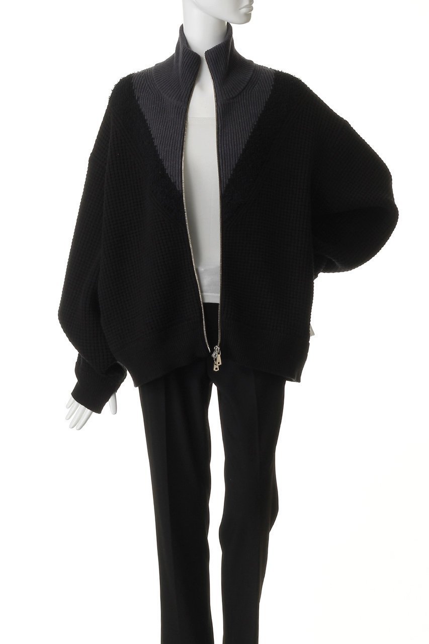 【メゾンスペシャル/MAISON SPECIAL】の【UNISEX】Prime-Over V切替ドライバーズニットブルゾン 大人の最旬トレンドファッション＆コーディネート founy(ファウニー) 　ファッション　Fashion　レディースファッション　Fashion for Women　トップス・カットソー　Cut & Sew Tops　ニット　Knit Tops & Sweaters　カーディガン・羽織り　Layered Style Cardigans　ユニセックス　Unisex, Genderless　カーディガン　Cardigan, Knitwear　ショルダー　Shoulder, Shoulder Strap　ドロップ　Drop Shoulder, Dropped Style　フェミニン　Feminine, Girly　ブルゾン　Blouson, Bomber Jacket　切替　Switching, Contrast Panel　other-7|ID: prp329100004892505 ipo3291000000036571112