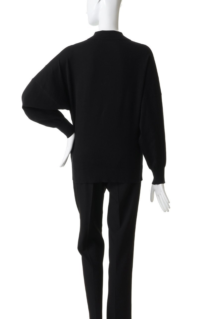 【ミディウミ/MidiUmi】のwide knit polo ポロ 大人の最旬トレンドファッション＆コーディネート founy(ファウニー) 　ファッション　Fashion　レディースファッション　Fashion for Women　トップス・カットソー　Cut & Sew Tops　ニット　Knit Tops & Sweaters　カジュアルプルオーバー・ニットトップス　Pullovers & Knit Tops / Casual Pullovers　なめらか　Smooth, Silky Texture　クラシカル　Classical, Vintage-Inspired　スラックス　Slacks, Dress Pants　スリーブ　Sleeve, Long Sleeve / Short Sleeve　デニム　Denim, Jeans Material　ファブリック　Fabric, Textile　リュクス　Luxury, Elegant, High-End, Chic　other-4|ID: prp329100004892528 ipo3291000000036571284