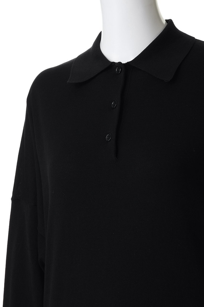 【ミディウミ/MidiUmi】のwide knit polo ポロ 大人の最旬トレンドファッション＆コーディネート founy(ファウニー) 　ファッション　Fashion　レディースファッション　Fashion for Women　トップス・カットソー　Cut & Sew Tops　ニット　Knit Tops & Sweaters　カジュアルプルオーバー・ニットトップス　Pullovers & Knit Tops / Casual Pullovers　なめらか　Smooth, Silky Texture　クラシカル　Classical, Vintage-Inspired　スラックス　Slacks, Dress Pants　スリーブ　Sleeve, Long Sleeve / Short Sleeve　デニム　Denim, Jeans Material　ファブリック　Fabric, Textile　リュクス　Luxury, Elegant, High-End, Chic　other-5|ID: prp329100004892528 ipo3291000000036571285
