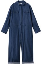【ビリティス ディセッタン/Bilitis dix-sept ans】のデニムオールインワン 人気、トレンドファッション・服の通販 founy(ファニー) ファッション Fashion レディースファッション Fashion for Women パンツ Pants & Trousers インナー Innerwear デニム Denim, Jeans Material フリル Frill, Ruffle レース Lace, Lace Fabric ロールアップ Roll-Up, Cuffed Hem ワーク Workwear, Utility Style thumbnail インディゴブルー|ID: prp329100004892544 ipo3291000000036571395