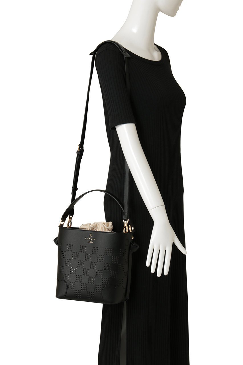 【ランバン オン ブルー/LANVIN en Bleu】のペルフォレ パンチングショルダーバッグ 人気、トレンドファッション・服の通販 founy(ファニー) ファッション Fashion レディースファッション Fashion for Women バッグ Bags バケツ Bucket, Bucket Style ポーチ Pouch, Small Case エレガント 上品 Elegant 巾着 Drawstring Bag, Kinchaku other-2|ID: prp329100004892548 ipo3291000000036571434