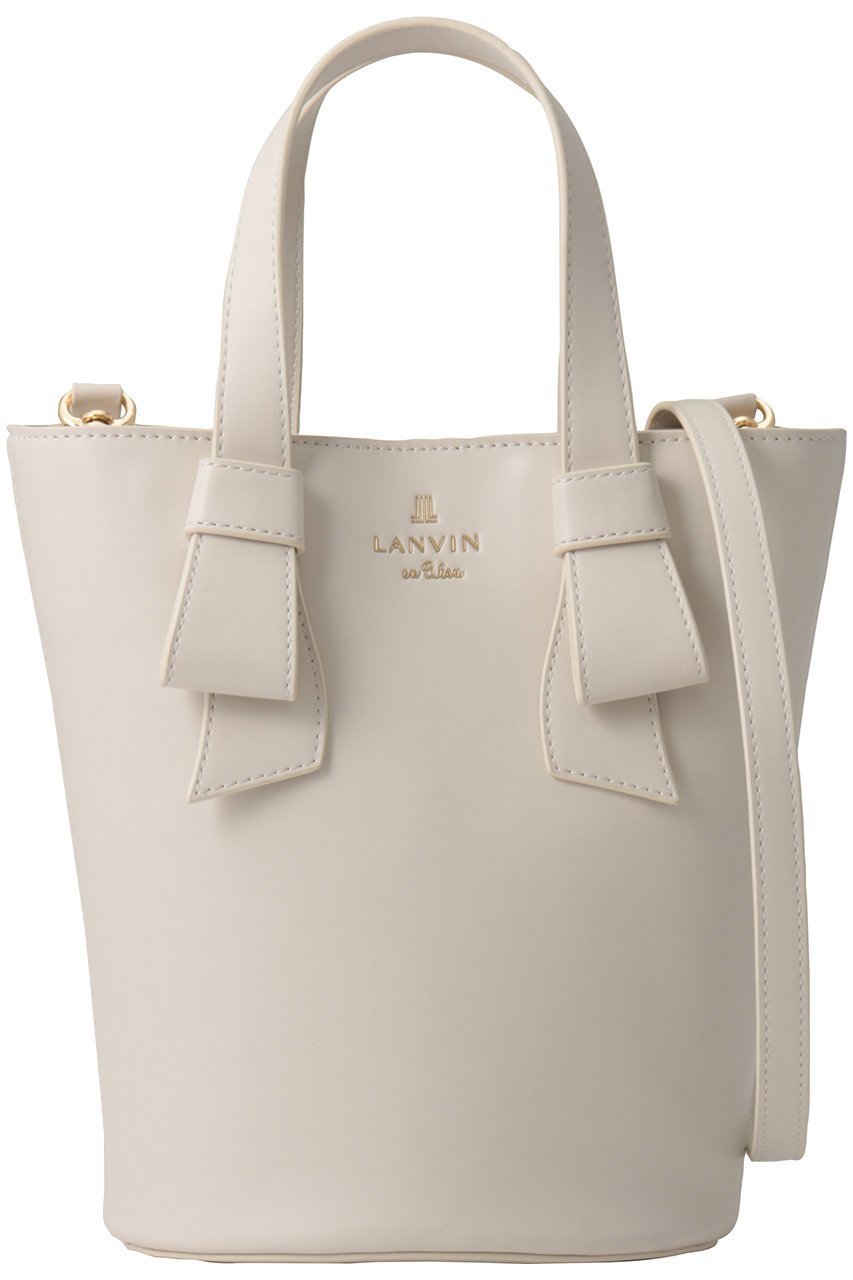 【ランバン オン ブルー/LANVIN en Bleu】のアンス 2WAYミニバッグ インテリア・キッズ・メンズ・レディースファッション・服の通販 founy(ファニー) 　ファッション　Fashion　レディースファッション　Fashion for Women　バッグ　Bags　ポケット　Pocket, Pocket Detail　モチーフ　Motif, Design Theme　リボン　Ribbon, Bow　オフ|ID: prp329100004892549 ipo3291000000036571443