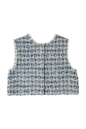 【ランバン オン ブルー/LANVIN en Bleu】 リボンヤーンツイードショートベスト人気、トレンドファッション・服の通販 founy(ファニー) ファッション Fashion レディースファッション Fashion for Women アウター Coat / Outerwear Collection レディースジャケット・軽アウター Jackets クラシカル Classical, Vintage-Inspired コンパクト Compact, Small Size ショート Short, Short Length ジャケット Jacket, Outerwear ツイード Twill, Twill Weave バランス Balance, Style Balance フォーマル Formal, Dressy ベスト Vest, Waistcoat |ID:prp329100004892551