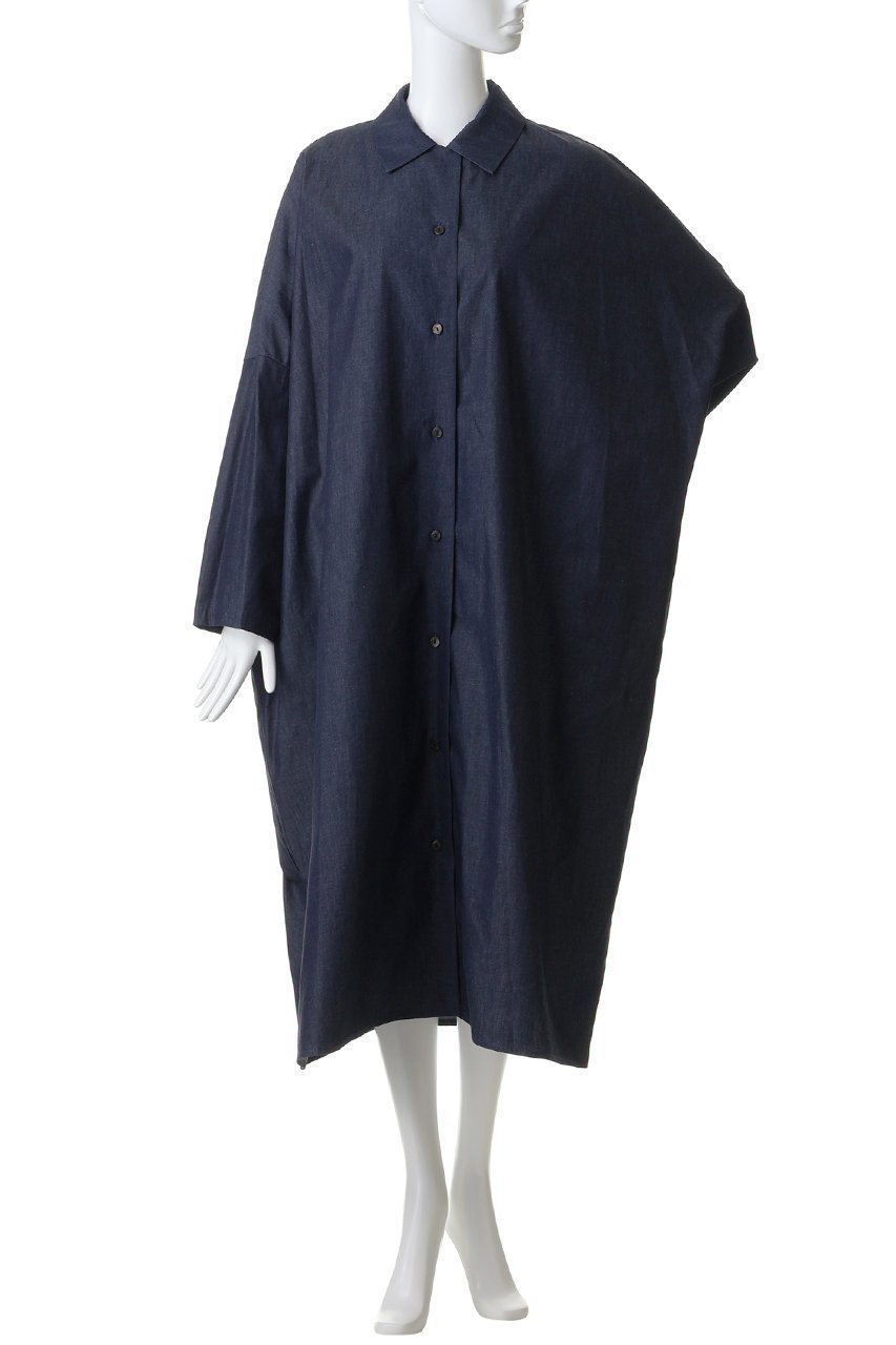 【ミズイロ インド/mizuiro ind】のdenim wide shirt OP ワンピース 人気、トレンドファッション・服の通販 founy(ファニー) 　ファッション　Fashion　レディースファッション　Fashion for Women　ワンピース　Dresses　チュニック　Tunic Tops & Dresses　おすすめ　Recommended / Our Picks　チュニック　Tunic, Long Top　ビッグ　Big, Oversized　ロング　Long, Long-Length　エレガント 上品　Elegant　other-2|ID: prp329100004892561 ipo3291000000036571538