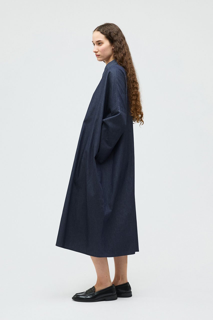 【ミズイロ インド/mizuiro ind】のdenim wide shirt OP ワンピース 人気、トレンドファッション・服の通販 founy(ファニー) 　ファッション　Fashion　レディースファッション　Fashion for Women　ワンピース　Dresses　チュニック　Tunic Tops & Dresses　おすすめ　Recommended / Our Picks　チュニック　Tunic, Long Top　ビッグ　Big, Oversized　ロング　Long, Long-Length　エレガント 上品　Elegant　other-8|ID: prp329100004892561 ipo3291000000036571544