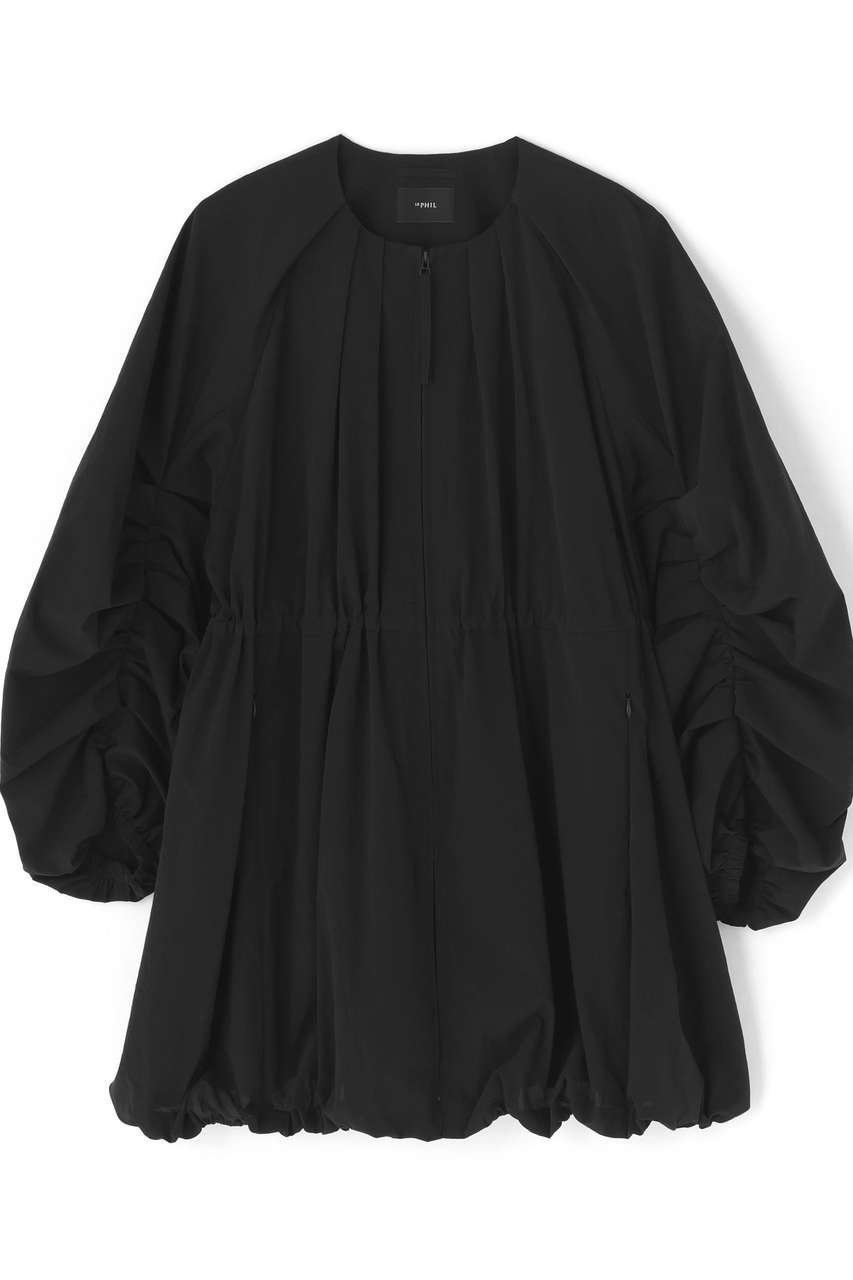 【ル フィル/LE PHIL】の《LE PHIL SPORTS》マイクロドットエアーシャーリングジャケット インテリア・キッズ・メンズ・レディースファッション・服の通販 founy(ファニー) ファッション Fashion レディースファッション Fashion for Women アウター Coat / Outerwear Collection レディースジャケット・軽アウター Jackets エアリー Airy Texture ギャザー Gathered, Ruffled ジャケット Jacket, Outerwear ドット Polka Dot, Dot Pattern フォルム Silhouette, Form エレガント 上品 Elegant 夏 Summer 春 Spring S/S・春夏 SS, Spring/Summer, Warm Season 無地 Plain, Solid Color 羽織 Haori, Light Jacket 軽量 Lightweight, Ultra Light ブラック|ID: prp329100004892565 ipo3291000000036571570