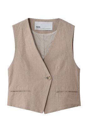 【ティッカ/TICCA】のコットンシルクラミーベスト 人気、トレンドファッション・服の通販 founy(ファニー) ファッション Fashion レディースファッション Fashion for Women アウター Coat / Outerwear Collection レディースジャケット・軽アウター Jackets なめらか Smooth, Silky Texture シルク Silk, 100% Silk ジャケット Jacket, Outerwear フォルム Silhouette, Form ベスト Vest, Waistcoat 夏 Summer 春 Spring S/S・春夏 SS, Spring/Summer, Warm Season |ID:prp329100004892576