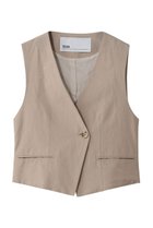 【ティッカ/TICCA】のコットンシルクラミーベスト 人気、トレンドファッション・服の通販 founy(ファニー) ファッション Fashion レディースファッション Fashion for Women アウター Coat / Outerwear Collection レディースジャケット・軽アウター Jackets なめらか Smooth, Silky Texture シルク Silk, 100% Silk ジャケット Jacket, Outerwear フォルム Silhouette, Form ベスト Vest, Waistcoat 夏 Summer 春 Spring S/S・春夏 SS, Spring/Summer, Warm Season thumbnail ベージュ|ID: prp329100004892576 ipo3291000000036571638