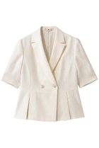 【エムダブリュー/MW】のトリアセテート(NL) ハーフ スリーブ ダブル ジャケット エクリュ|ID: prp329100004892590 ipo3291000000036571730