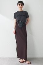 【ウィムガゼット/Whim Gazette】のカットジョーゼットスリットスカート 大人の最旬トレンドファッション＆コーディネート founy(ファウニー) ファッション Fashion レディースファッション Fashion for Women スカート Skirts ロングスカート Long Skirts / Maxi & Midi Skirts イエロー Yellow ジョーゼット Georgette, Semi-Sheer Fabric ストレッチ Stretch, Stretchy Fabric スリット Slit, Slit Detail ベーシック Basic, Essential ロング Long, Long-Length エレガント 上品 Elegant thumbnail ブラウン|ID: prp329100004892609 ipo3291000000036571853