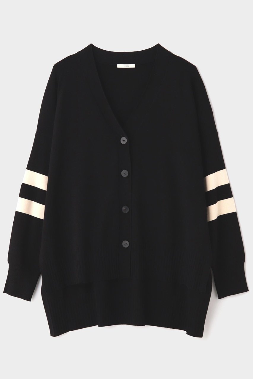 【ル フィル/LE PHIL】のオーバーサイズカーディガン インテリア・キッズ・メンズ・レディースファッション・服の通販 founy(ファウニー) 　ファッション　Fashion　レディースファッション　Fashion for Women　トップス・カットソー　Cut & Sew Tops　ニット　Knit Tops & Sweaters　カーディガン・羽織り　Layered Style Cardigans　カーディガン　Cardigan, Knitwear　スタンダード　Standard, Basic　スポーティ　Sporty, Casual Athletic　ベーシック　Basic, Essential　ブラック|ID: prp329100004892627 ipo3291000000036571976