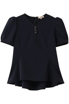 【エムダブリュー/MW】のトリアセテート(NS) Vネック ブラウス 人気、トレンドファッション・服の通販 founy(ファニー) ファッション Fashion レディースファッション Fashion for Women トップス・カットソー Cut & Sew Tops シャツ・ブラウス・オフィスカジュアル Elegant Blouses & Button-Ups Vネックトップス V-Neck Tops / V-Cut Neckline Shirts ショート Short, Short Length スリム Slim, Slim Fit スリーブ Sleeve, Long Sleeve / Short Sleeve テーパード Tapered, Tapered Pants バランス Balance, Style Balance フォルム Silhouette, Form フレア Flare, Flared エレガント 上品 Elegant |ID:prp329100004892647