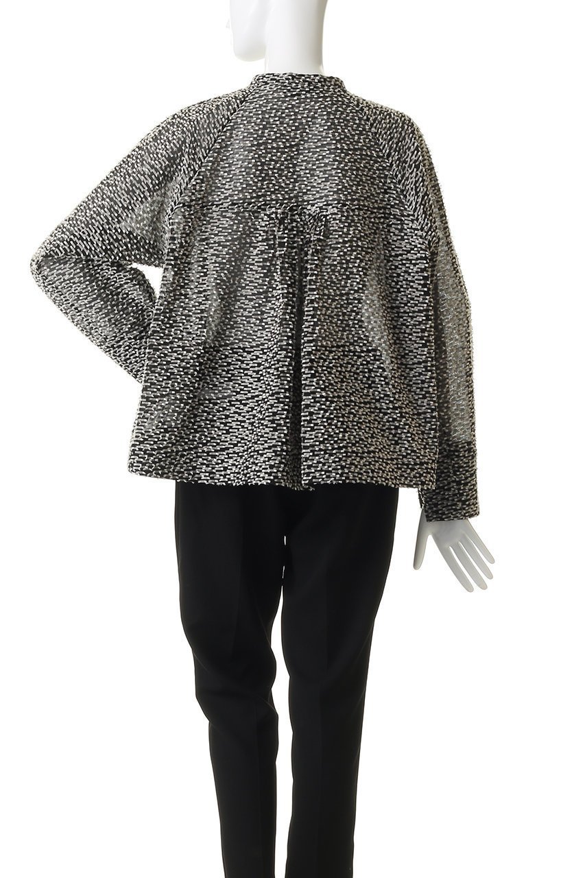 【デパリエ/DEPAREILLE】のテープカットジャカードブラウス 人気、トレンドファッション・服の通販 founy(ファニー) 　ファッション　Fashion　レディースファッション　Fashion for Women　トップス・カットソー　Cut & Sew Tops　シャツ・ブラウス・オフィスカジュアル　Elegant Blouses & Button-Ups　エレガント 上品　Elegant　シアー　Sheer, See-Through　シンプル　Simple, Minimal　スリーブ　Sleeve, Long Sleeve / Short Sleeve　ボトム　Bottoms, Lower Wear　ロング　Long, Long-Length　other-4|ID: prp329100004892667 ipo3291000000036572257