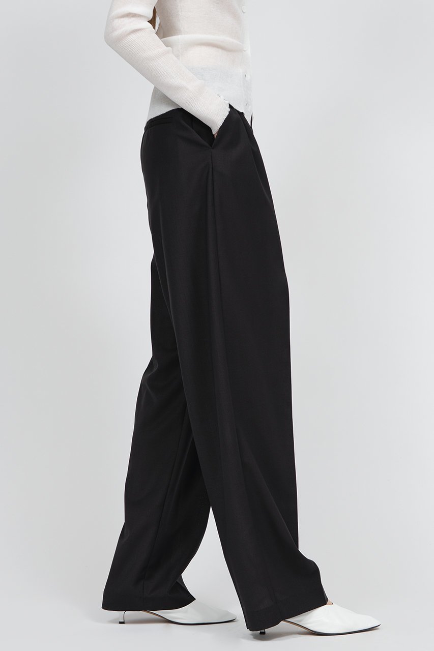 【イロット/IIROT】のTetoron Wool tropical タックパンツ 人気、トレンドファッション・服の通販 founy(ファニー) 　ファッション　Fashion　レディースファッション　Fashion for Women　パンツ　Pants & Trousers　シューズ　Shoes, Footwear　バランス　Balance, Style Balance　フォルム　Silhouette, Form　リラックス　Relax, Relaxed Fit　夏　Summer　other-7|ID: prp329100004892717 ipo3291000000036572635