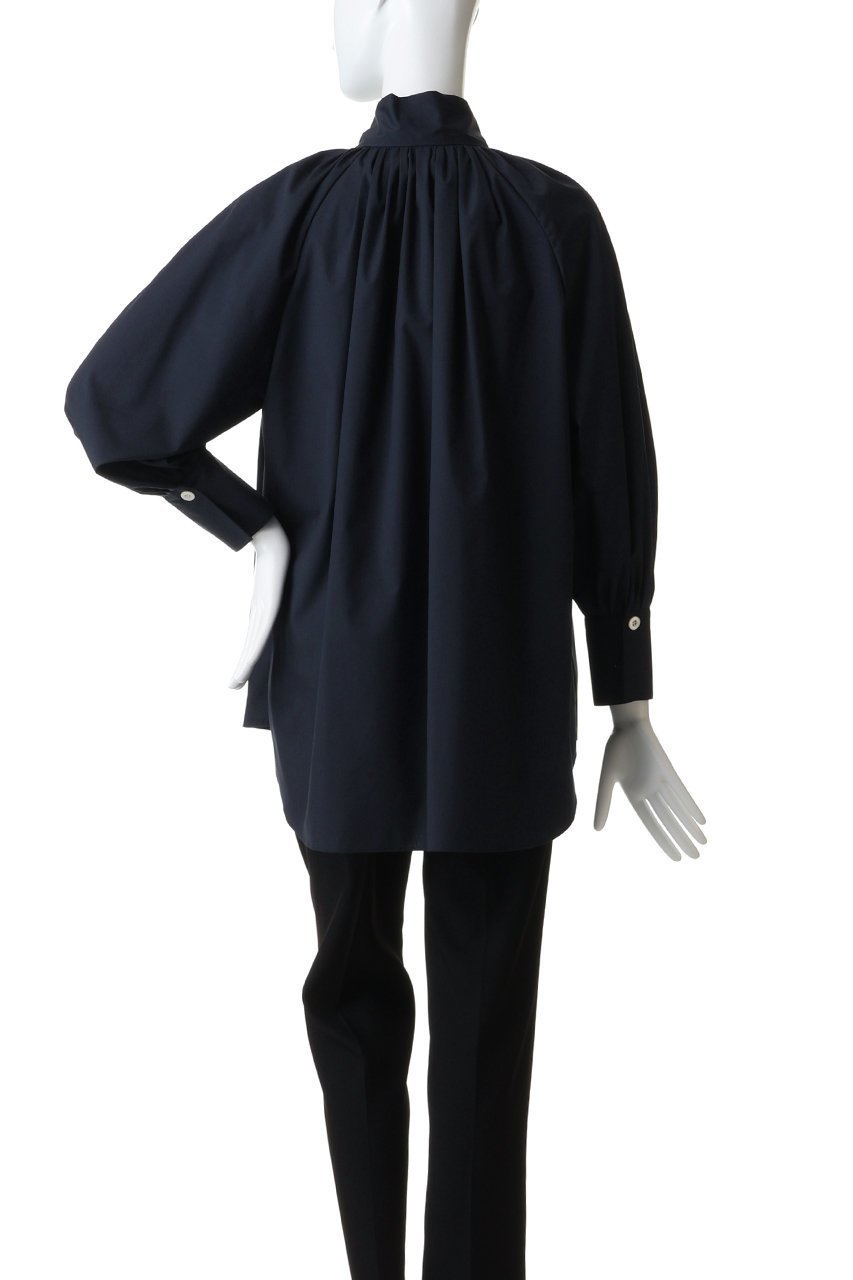 【エムフィル/M Fil】のポリエステル コットン ストレッチ ブロード ショート ボウタイブラウス 人気、トレンドファッション・服の通販 founy(ファニー) 　ファッション　Fashion　レディースファッション　Fashion for Women　トップス・カットソー　Cut & Sew Tops　シャツ・ブラウス・オフィスカジュアル　Elegant Blouses & Button-Ups　ショート　Short, Short Length　ストレッチ　Stretch, Stretchy Fabric　スリーブ　Sleeve, Long Sleeve / Short Sleeve　ブロード　Broadcloth, Fine Cotton　ロング　Long, Long-Length　other-4|ID: prp329100004892721 ipo3291000000036572663