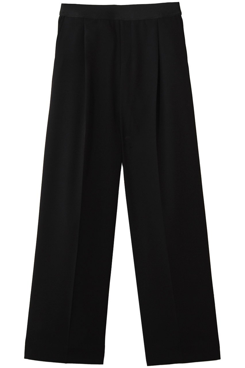 【エムフィル/M Fil】のトリアセボディシェルワンタックワイドイージートラウザーズ インテリア・キッズ・メンズ・レディースファッション・服の通販 founy(ファニー) 　ファッション　Fashion　レディースファッション　Fashion for Women　パンツ　Pants & Trousers　ストレッチ　Stretch, Stretchy Fabric　ドレープ　Drape, Draping Fabric　ワイド　Wide, Wide Fit　定番　Standard, Basic Item　ブラック|ID: prp329100004892722 ipo3291000000036572682