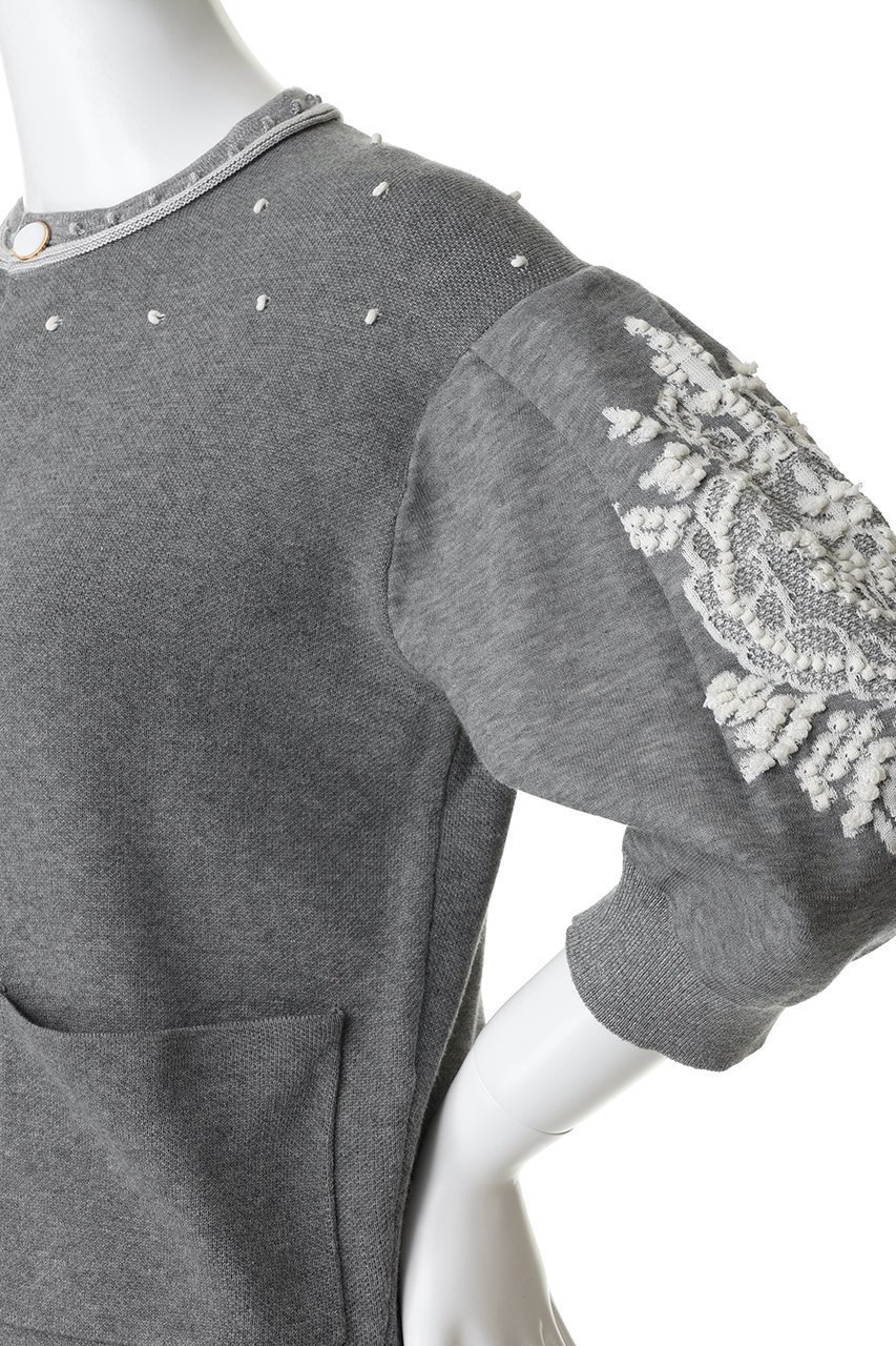 【エリオポール/heliopole】の【boussole】EMBROIDERY クルーカーディガン 人気、トレンドファッション・服の通販 founy(ファニー) ファッション Fashion レディースファッション Fashion for Women トップス・カットソー Cut & Sew Tops ニット Knit Tops & Sweaters カーディガン・羽織り Layered Style Cardigans カーディガン Cardigan, Knitwear スリーブ Sleeve, Long Sleeve / Short Sleeve デコルテ Décolleté, Neckline ドット Polka Dot, Dot Pattern パーティ Party, Party Style ビンテージ Vintage, Retro Style フラワー Flower, Floral other-5|ID: prp329100004892736 ipo3291000000036572802