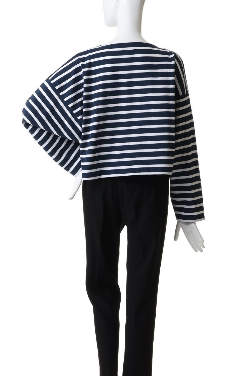 【エリオポール/heliopole】の【Le Minor】PETIT CHERI カットソー 人気、トレンドファッション・服の通販 founy(ファニー) 　ファッション　Fashion　レディースファッション　Fashion for Women　トップス・カットソー　Cut & Sew Tops　シャツ・ブラウス・オフィスカジュアル　Elegant Blouses & Button-Ups　ロングTシャツ・Tシャツ　Longline T-Shirts & Tees　カットソー・ベーシックTシャツ　Cut-and-Sewn Tops / Stretch Tees & Basics　カットソー　Cut and Sewn Top　クロップド　Cropped, Short Length　スリーブ　Sleeve, Long Sleeve / Short Sleeve　トレンド　Trend, Trending Now　フランス　France, French　ボーダー　Border, Stripe　ロング　Long, Long-Length　other-4|ID: prp329100004892738 ipo3291000000036572819