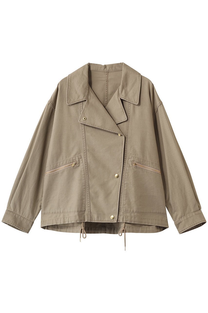 【エリオポール/heliopole】のミリタリーブルゾン インテリア・キッズ・メンズ・レディースファッション・服の通販 founy(ファウニー) 　ファッション　Fashion　レディースファッション　Fashion for Women　アウター　Coat / Outerwear Collection　レディースジャケット・軽アウター　Jackets　ブルゾンジャケット・スポーティアウター　Blouson Jackets　クール　Cool, Chic　サテン　Satin, Glossy Fabric　ジャケット　Jacket, Outerwear　ブルゾン　Blouson, Bomber Jacket　ミリタリー　Military, Army Style　ライダースジャケット　Riders, Biker Jacket　ヴィンテージ　Vintage Style　ベージュ|ID: prp329100004892742 ipo3291000000036572844