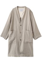 【エリオポール/heliopole】のダンガリーリネンコート ベージュ|ID: prp329100004892743 ipo3291000000036572855