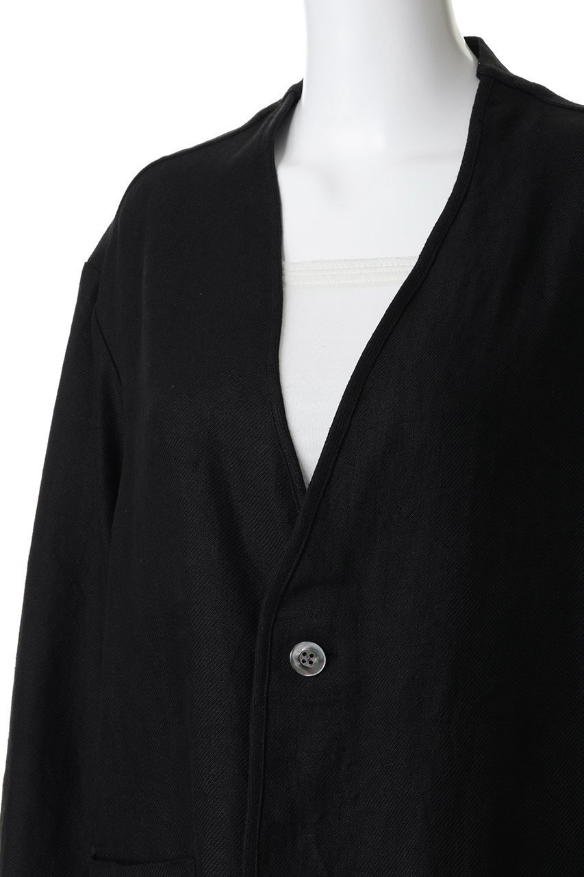 【エリオポール/heliopole】のダンガリーリネンコート 人気、トレンドファッション・服の通販 founy(ファニー) 　ファッション　Fashion　レディースファッション　Fashion for Women　アウター　Coat / Outerwear Collection　コート・ロングコート・ピーコート　Long Coats, Peacoats & More　カーディガン　Cardigan, Knitwear　シンプル　Simple, Minimal　ポケット　Pocket, Pocket Detail　リネン　Linen, Linen Fabric　ロング　Long, Long-Length　ワッシャー　Washer, Crinkled Finish　エレガント 上品　Elegant　再入荷　Restock / Back in Stock　other-5|ID: prp329100004892743 ipo3291000000036572859