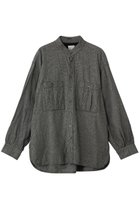 【ベリーテイジ/VERYTAGE / MEN】の【MEN】 GUNPOKEシャツ 人気、トレンドファッション・服の通販 founy(ファニー) ファッション Fashion メンズファッション Fashion for Men スリーブ Sleeve, Long Sleeve / Short Sleeve バランス Balance, Style Balance ポケット Pocket, Pocket Detail ミックス Mix, Mixed Style ミリタリー Military, Army Style リネン Linen, Linen Fabric ロング Long, Long-Length エレガント 上品 Elegant 定番 Standard, Basic Item thumbnail アイボリー×ブラック|ID: prp329100004892758 ipo3291000000036572972