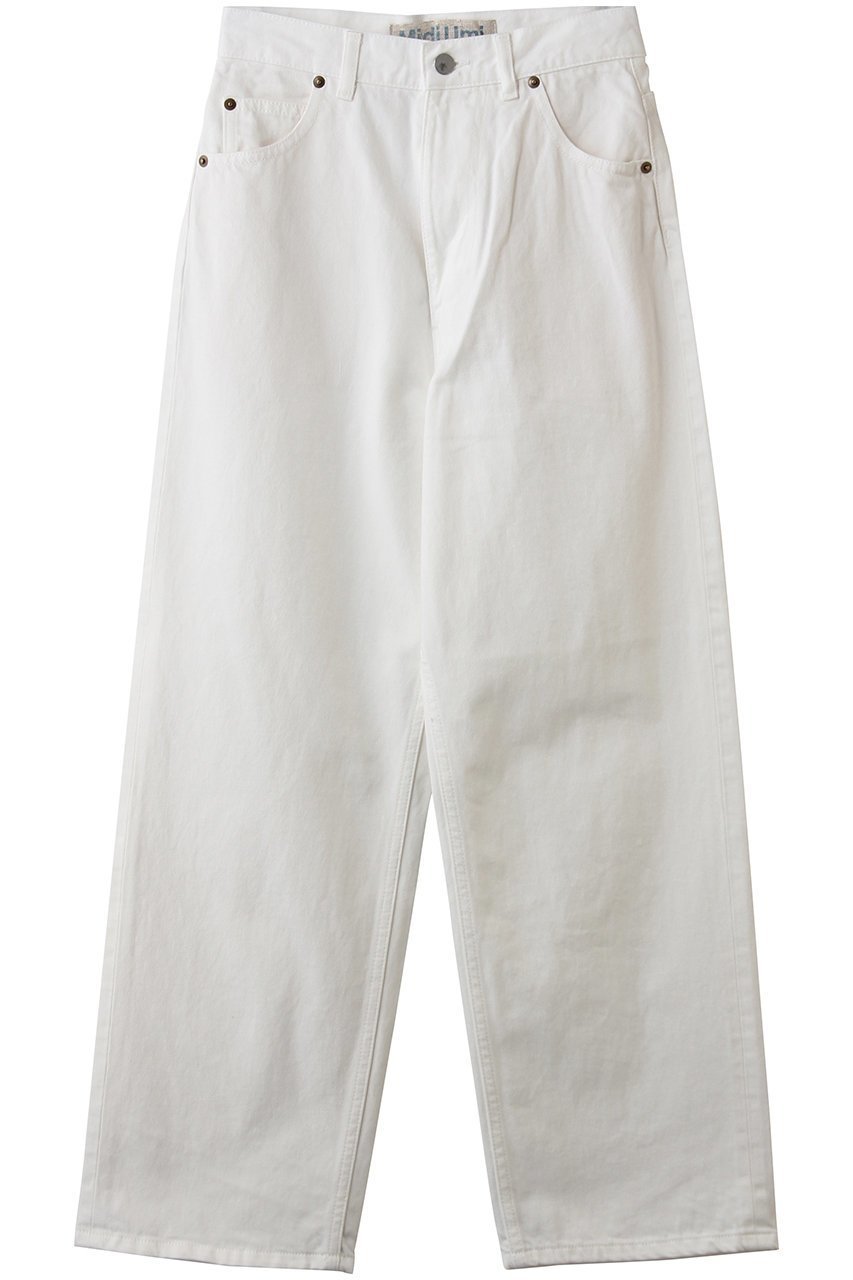 【ミディウミ/MidiUmi】のhigh waist straight denim デニム インテリア・キッズ・メンズ・レディースファッション・服の通販 founy(ファウニー) 　ファッション　Fashion　レディースファッション　Fashion for Women　パンツ　Pants & Trousers　デニムパンツ・ジーンズ・美脚デニム　Denim Jeans & Pants　コンパクト　Compact, Small Size　ジャケット　Jacket, Outerwear　ストレート　Straight, Straight Cut　デニム　Denim, Jeans Material　定番　Standard, Basic Item　off white|ID: prp329100004892788 ipo3291000000036573249