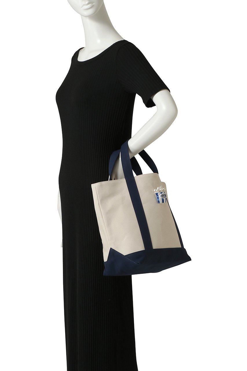 【ラドロー/LUDLOW】の【ELLE SHOP限定】Canvas tote(Popcorn) 大人の最旬トレンドファッション＆コーディネート founy(ファウニー) 　ファッション　Fashion　レディースファッション　Fashion for Women　バッグ　Bags　2025年　2025　2025春夏・S/S　Spring/Summer 2025 SS25　キャンバス　Canvas, Canvas Fabric　バランス　Balance, Style Balance　パール　Pearl, Pearl Accent　モチーフ　Motif, Design Theme　ワンポイント　One Point, Statement Accent　人気　Popular, Best Seller　旅行　Travel　other-3|ID: prp329100004892797 ipo3291000000036573363