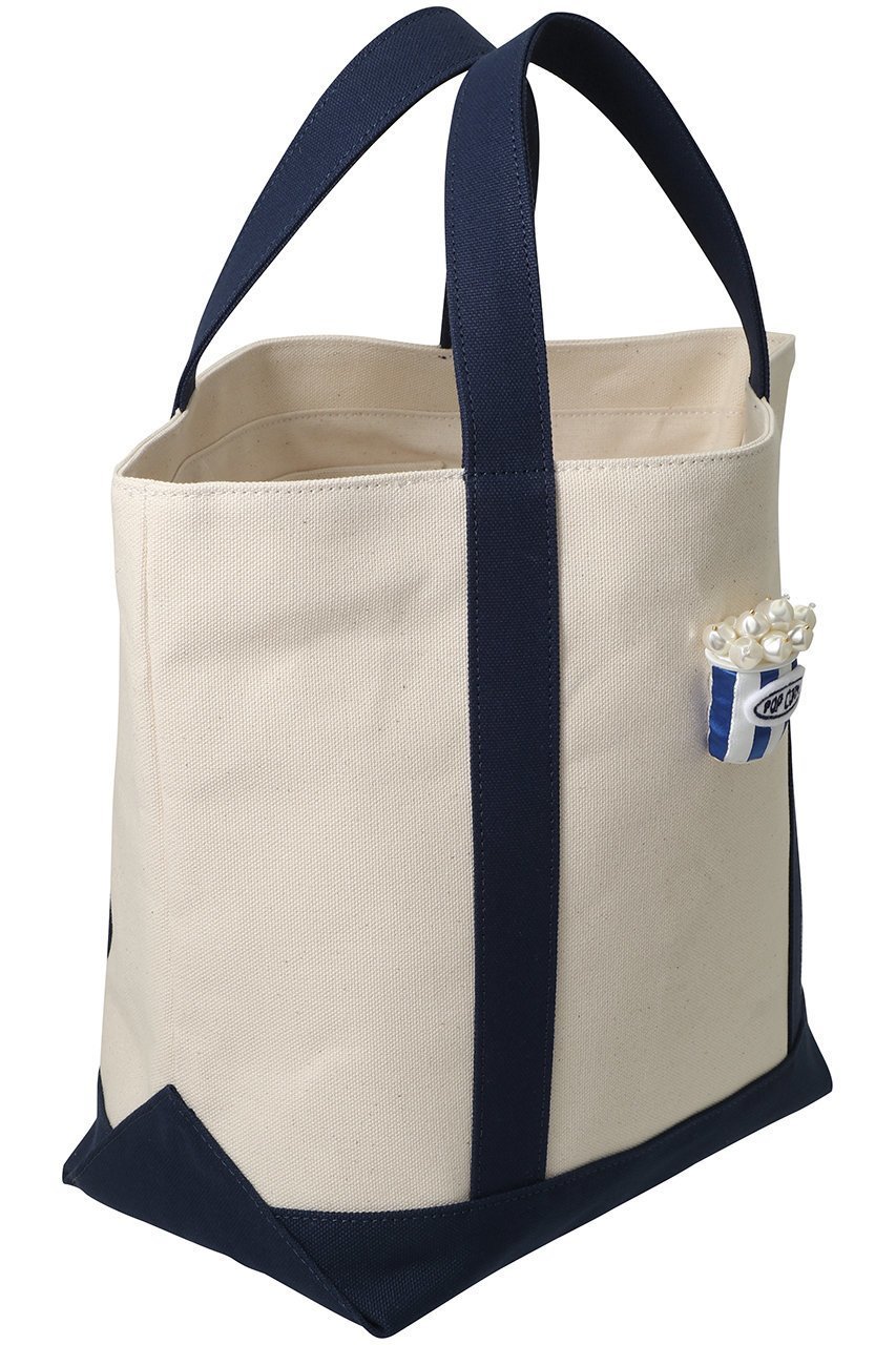【ラドロー/LUDLOW】の【ELLE SHOP限定】Canvas tote(Popcorn) 大人の最旬トレンドファッション＆コーディネート founy(ファウニー) 　ファッション　Fashion　レディースファッション　Fashion for Women　バッグ　Bags　2025年　2025　2025春夏・S/S　Spring/Summer 2025 SS25　キャンバス　Canvas, Canvas Fabric　バランス　Balance, Style Balance　パール　Pearl, Pearl Accent　モチーフ　Motif, Design Theme　ワンポイント　One Point, Statement Accent　人気　Popular, Best Seller　旅行　Travel　other-5|ID: prp329100004892797 ipo3291000000036573365