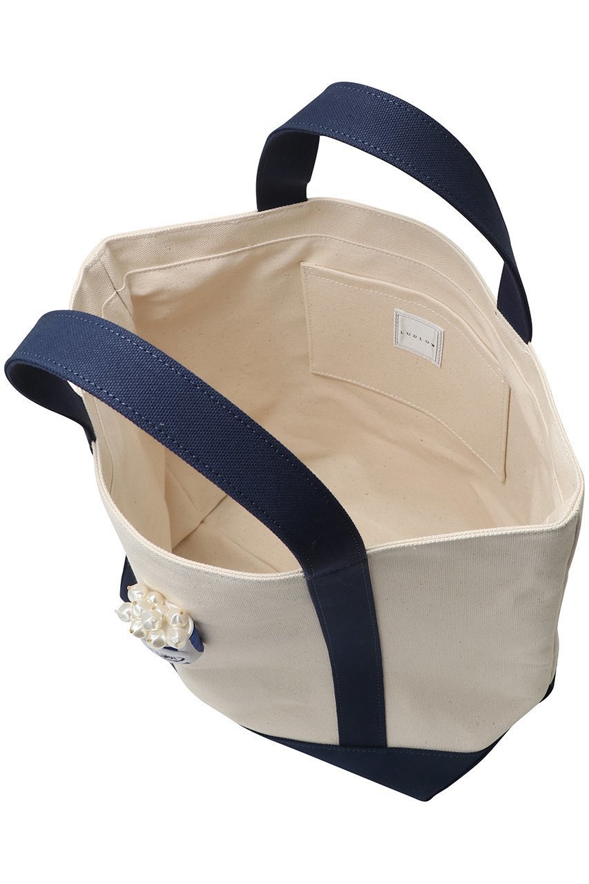 【ラドロー/LUDLOW】の【ELLE SHOP限定】Canvas tote(Popcorn) 大人の最旬トレンドファッション＆コーディネート founy(ファウニー) 　ファッション　Fashion　レディースファッション　Fashion for Women　バッグ　Bags　2025年　2025　2025春夏・S/S　Spring/Summer 2025 SS25　キャンバス　Canvas, Canvas Fabric　バランス　Balance, Style Balance　パール　Pearl, Pearl Accent　モチーフ　Motif, Design Theme　ワンポイント　One Point, Statement Accent　人気　Popular, Best Seller　旅行　Travel　other-6|ID: prp329100004892797 ipo3291000000036573366