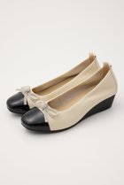 【スタッカート/STACCATO】のエリーゼウェッジソールパンプス 大人の最旬トレンドファッション＆コーディネート founy(ファウニー) ファッション Fashion レディースファッション Fashion for Women なめらか Smooth, Silky Texture フィット Fit, Slim Fit リボン Ribbon, Bow エレガント 上品 Elegant 人気 Popular, Best Seller 軽量 Lightweight, Ultra Light thumbnail ホワイト|ID: prp329100004892807 ipo3291000000036573442