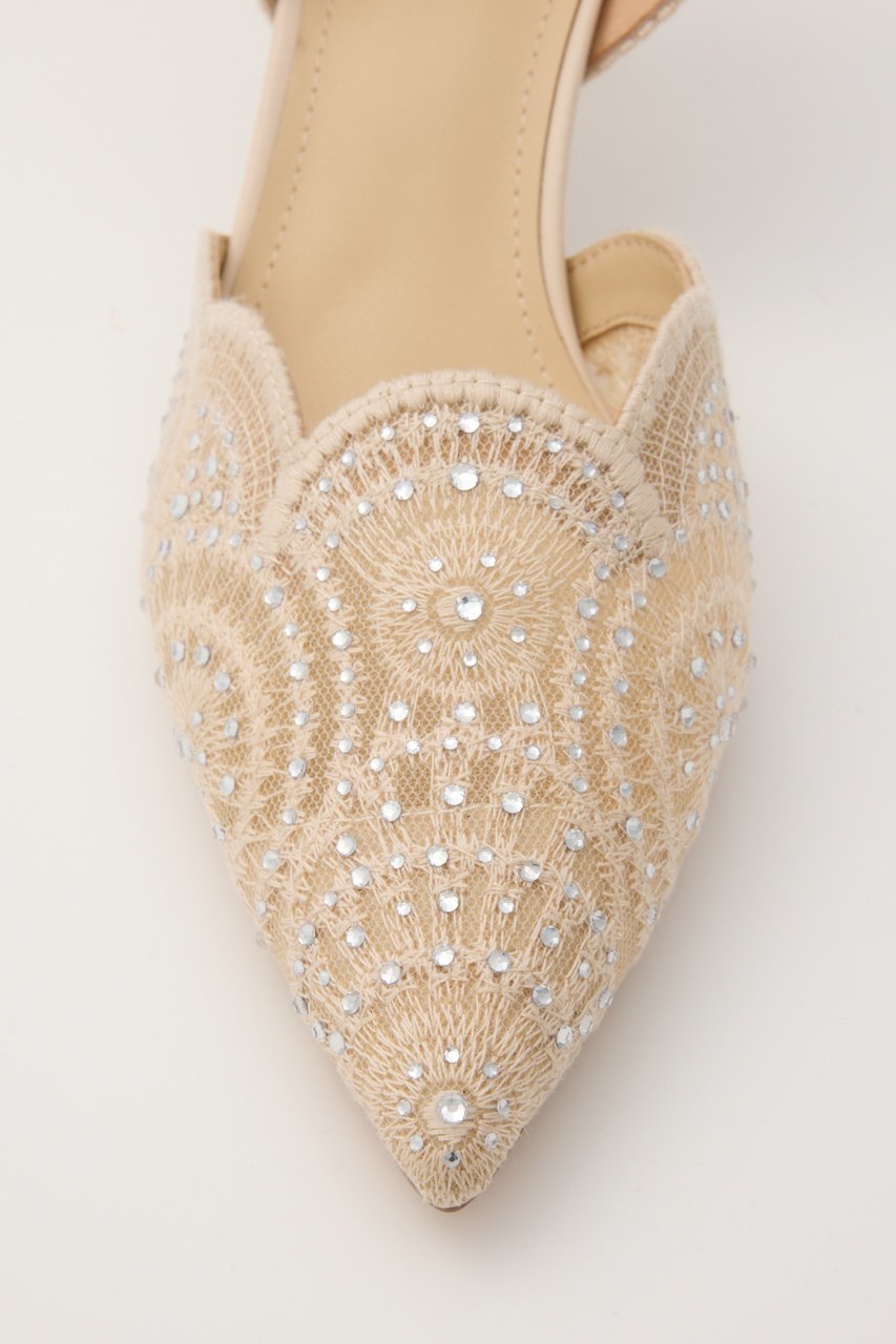 【スタッカート/STACCATO】のドレストセパレートパンプス 人気、トレンドファッション・服の通販 founy(ファニー) 　ファッション　Fashion　レディースファッション　Fashion for Women　エレガント 上品　Elegant　カッティング　Cutting Detail　スカラップ　Scallop, Scalloped Edge　ストーン　Stone, Gem-Like　セパレート　Separate, Two-Piece　フォルム　Silhouette, Form　ミドル　Middle Length, Mid Height　レース　Lace, Lace Fabric　再入荷　Restock / Back in Stock　other-8|ID: prp329100004892808 ipo3291000000036573459