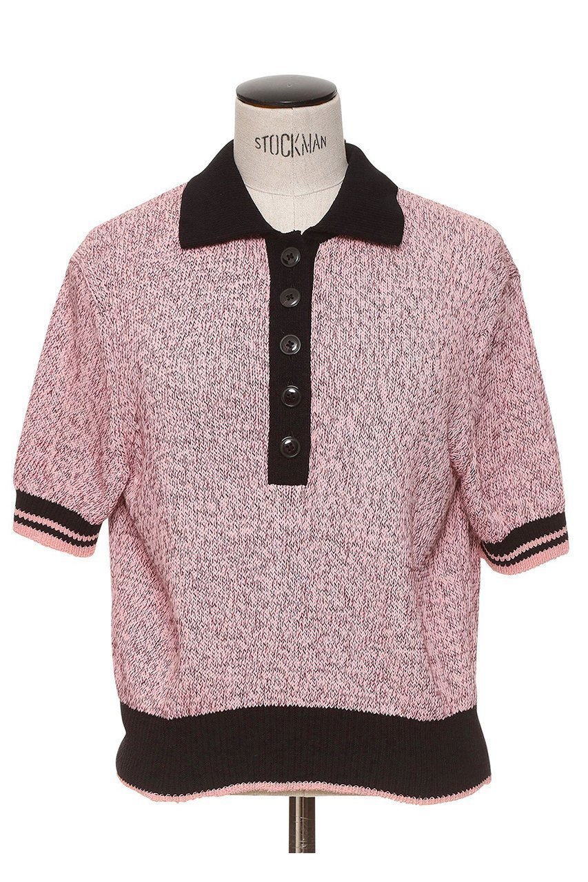 【オブリオ/AUBRIOT】のツイストコットンモクポロセーター インテリア・キッズ・メンズ・レディースファッション・服の通販 founy(ファウニー) 　ファッション　Fashion　レディースファッション　Fashion for Women　トップス・カットソー　Cut & Sew Tops　ニット　Knit Tops & Sweaters　カジュアルプルオーバー・ニットトップス　Pullovers & Knit Tops / Casual Pullovers　イレギュラー　Irregular Design　クラシック　Classic, Timeless Style　セーター　Sweater, Knitwear　モダン　Modern, Contemporary　ライトピンク|ID: prp329100004892825 ipo3291000000036573609