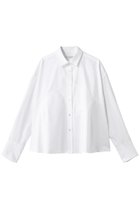 【デザイン ワークス/DESIGN WORKS】のシルケットペプラムシャツ 人気、トレンドファッション・服の通販 founy(ファニー) ファッション Fashion レディースファッション Fashion for Women トップス・カットソー Cut & Sew Tops シャツ・ブラウス・オフィスカジュアル Elegant Blouses & Button-Ups シルケット Silket, Silky Cotton スリーブ Sleeve, Long Sleeve / Short Sleeve センター Center, Center Line デニム Denim, Jeans Material フレア Flare, Flared ペプラム Peplum, Flared Hem ロング Long, Long-Length エレガント 上品 Elegant thumbnail ホワイト|ID: prp329100004892889 ipo3291000000036574133