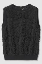 【アナイ/ANAYI】のテープエンブロイダリーリブ ブラウス 人気、トレンドファッション・服の通販 founy(ファニー) ファッション Fashion レディースファッション Fashion for Women トップス・カットソー Cut & Sew Tops キャミソール&ノースリーブ Camisoles & Sleeveless Tops シャツ・ブラウス・オフィスカジュアル Elegant Blouses & Button-Ups シフォン Chiffon, Lightweight Fabric シンプル Simple, Minimal ノースリーブ Sleeveless, No-Sleeve フェザー Feather, Feather Detail フラワー Flower, Floral モチーフ Motif, Design Theme リブニット Rib Knit, Ribbed Knit リュクス Luxury, Elegant, High-End, Chic レース Lace, Lace Fabric エレガント 上品 Elegant thumbnail ブラック|ID: prp329100004892897 ipo3291000000036574188