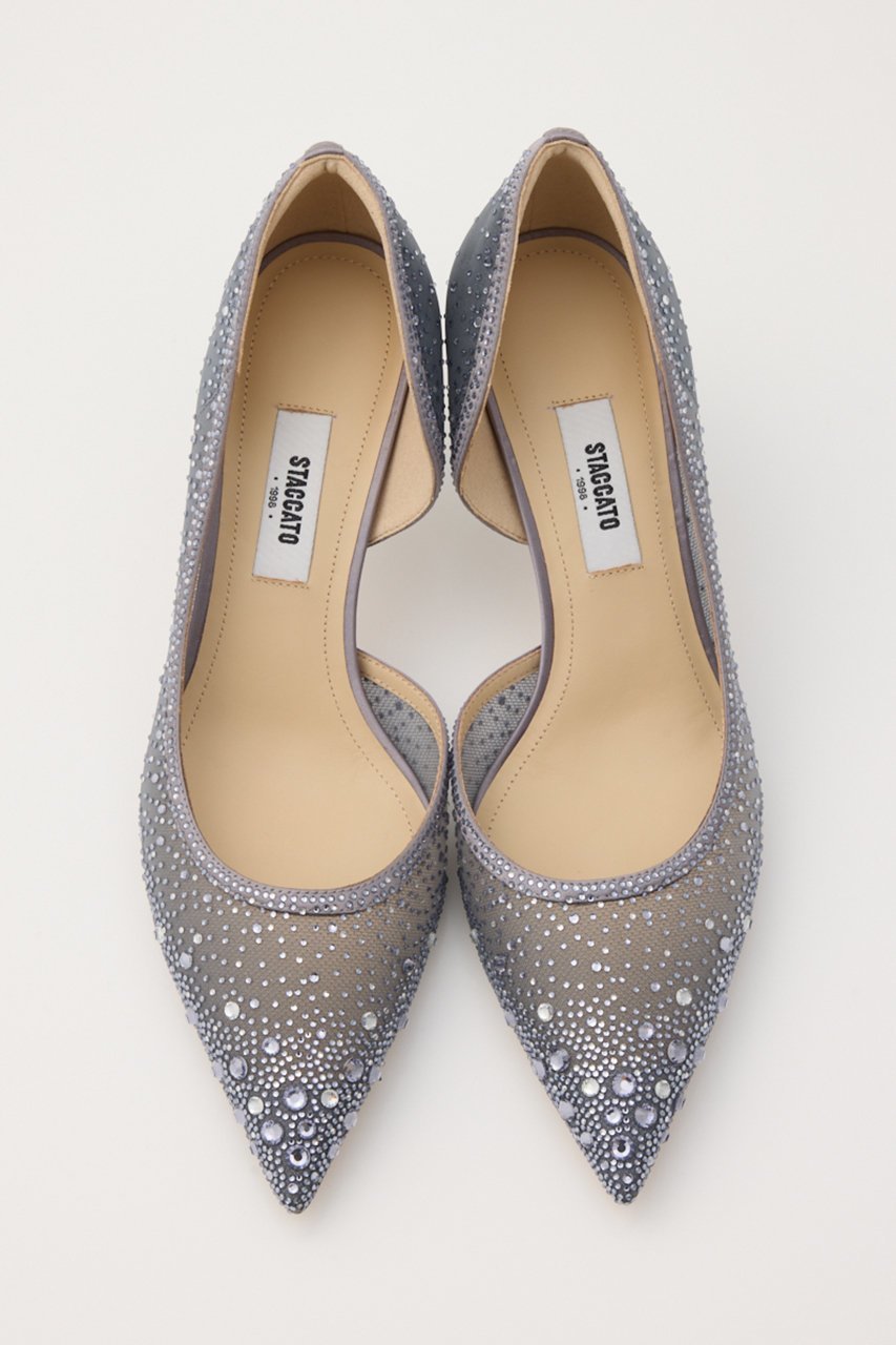 【スタッカート/STACCATO】のダイヤオルセーパンプス 人気、トレンドファッション・服の通販 founy(ファニー) 　ファッション　Fashion　レディースファッション　Fashion for Women　ストーン　Stone, Gem-Like　ベーシック　Basic, Essential　メッシュ　Mesh, Net Fabric　other-2|ID: prp329100004892904 ipo3291000000036574270