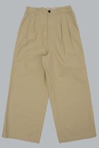 【その他のブランド/Other】の【MEN】チノ ワイドトラウザーズ ベージュ|ID: prp329100004892907 ipo3291000000036574293