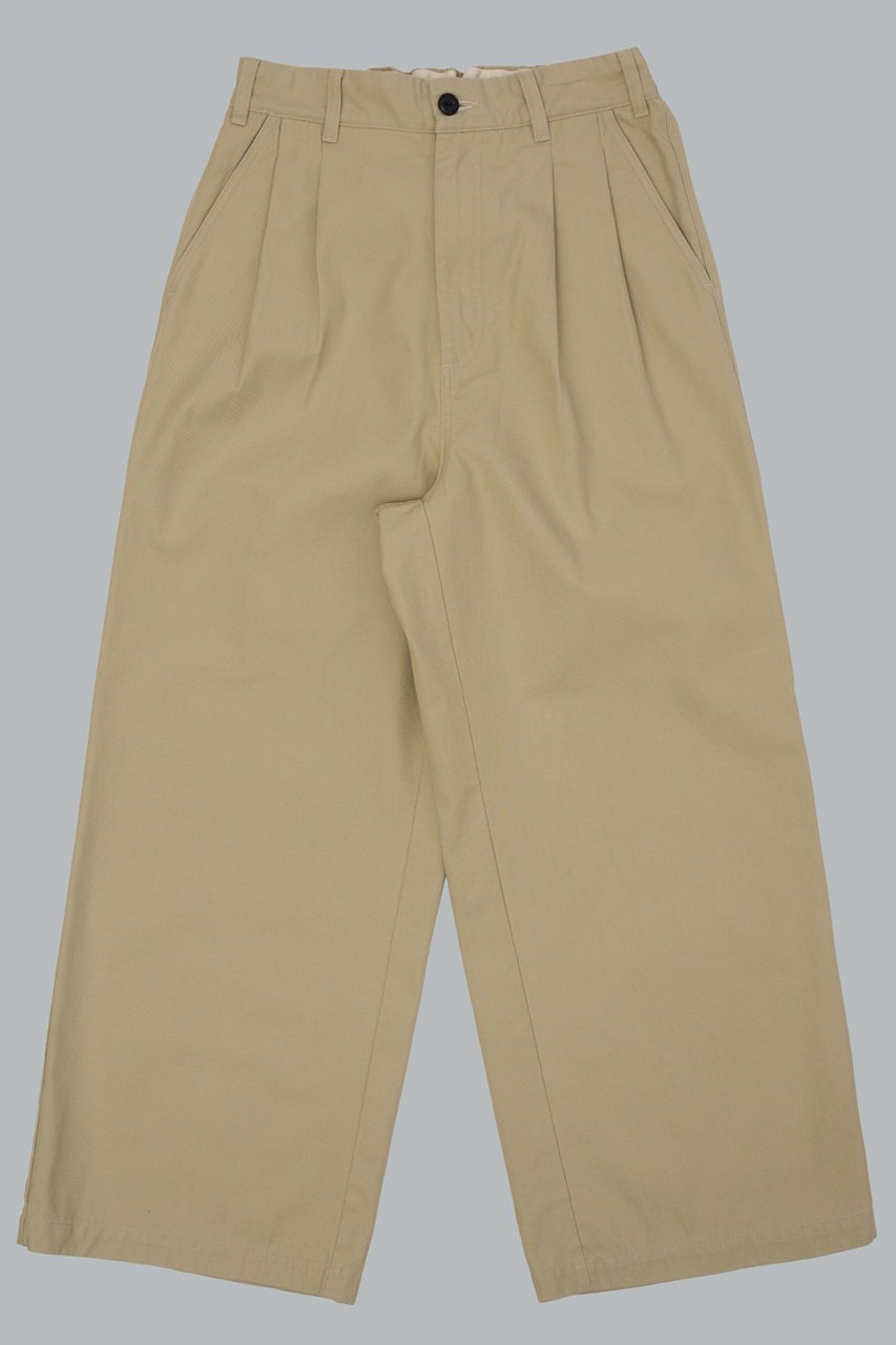 【ニューマニュアル/New Manual / MEN】の【MEN】チノ ワイドトラウザーズ インテリア・キッズ・メンズ・レディースファッション・服の通販 founy(ファウニー) 　ファッション　Fashion　メンズファッション　Fashion for Men　ボトムス　Bottoms　バランス　Balance, Style Balance　ボトム　Bottoms, Lower Wear　ワイド　Wide, Wide Fit　ベージュ|ID: prp329100004892907 ipo3291000000036574293