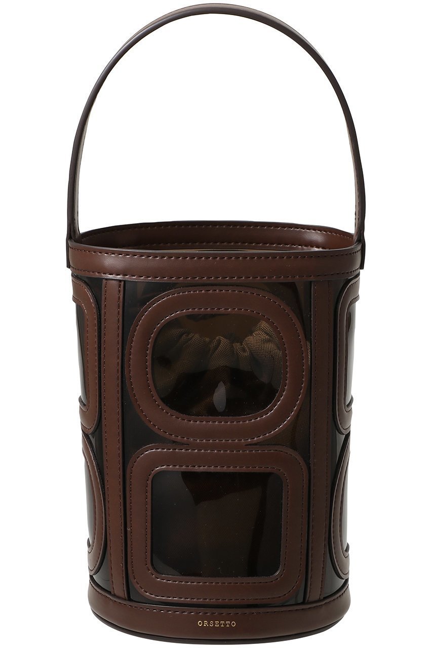 【オルセット/ORSETTO】のFINESTRA PVCコンビバケツバッグ インテリア・キッズ・メンズ・レディースファッション・服の通販 founy(ファニー) ファッション Fashion レディースファッション Fashion for Women バッグ Bags コンビ Combo, Combination Style シアー Sheer, See-Through バケツ Bucket, Bucket Style モダン Modern, Contemporary 巾着 Drawstring Bag, Kinchaku ダークブラウン|ID: prp329100004892908 ipo3291000000036574302