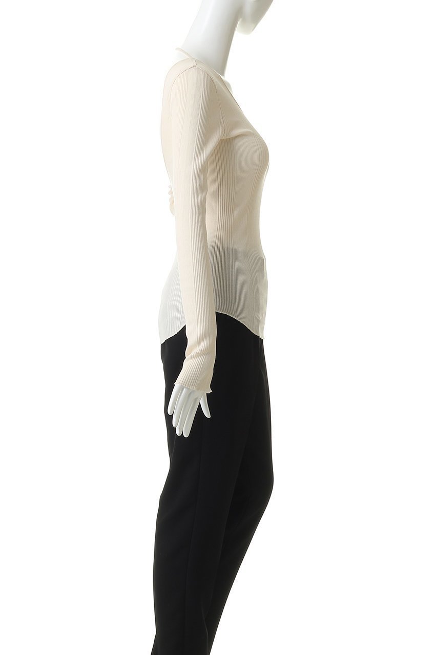 【ブリル/BRILL】のH ランダムリブロングスリーブ 人気、トレンドファッション・服の通販 founy(ファニー) ファッション Fashion レディースファッション Fashion for Women トップス・カットソー Cut & Sew Tops シャツ・ブラウス・オフィスカジュアル Elegant Blouses & Button-Ups ロングTシャツ・Tシャツ Longline T-Shirts & Tees カットソー・ベーシックTシャツ Cut-and-Sewn Tops / Stretch Tees & Basics インナー Innerwear シルク Silk, 100% Silk スリーブ Sleeve, Long Sleeve / Short Sleeve デコルテ Décolleté, Neckline フィット Fit, Slim Fit ロング Long, Long-Length エレガント 上品 Elegant other-3|ID: prp329100004892913 ipo3291000000036574339