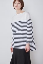 【ル フィル/LE PHIL】のビッグストライブT 人気、トレンドファッション・服の通販 founy(ファニー) ファッション Fashion レディースファッション Fashion for Women トップス・カットソー Cut & Sew Tops シャツ・ブラウス・オフィスカジュアル Elegant Blouses & Button-Ups ロングTシャツ・Tシャツ Longline T-Shirts & Tees カットソー・ベーシックTシャツ Cut-and-Sewn Tops / Stretch Tees & Basics スタンダード Standard, Basic スリット Slit, Slit Detail スリーブ Sleeve, Long Sleeve / Short Sleeve バランス Balance, Style Balance ボーダー Border, Stripe ロング Long, Long-Length 再入荷 Restock / Back in Stock thumbnail ホワイト|ID: prp329100004892915 ipo3291000000036574351