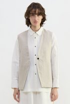 【プレインピープル/PLAIN PEOPLE】のリネンオックスデザインベスト 人気、トレンドファッション・服の通販 founy(ファニー) ファッション Fashion レディースファッション Fashion for Women アウター Coat / Outerwear Collection レディースジャケット・軽アウター Jackets ジャケット Jacket, Outerwear トリミング Trimming, Decorative Edge ベスト Vest, Waistcoat リネン Linen, Linen Fabric 新作・新入荷 New Arrivals / New In thumbnail ベージュ|ID: prp329100004892922 ipo3291000000036574392