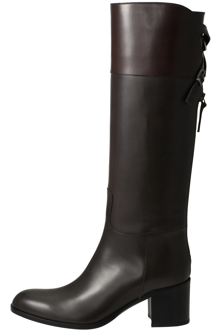 【エスメラルダ/Esmeralda】の【SARTORE】バックベルトロングブーツ インテリア・キッズ・メンズ・レディースファッション・服の通販 founy(ファニー) 　ファッション　Fashion　レディースファッション　Fashion for Women　バッグ　Bags　ベルト&ウエストマーク　Belts & Waist Accessories　おすすめ　Recommended / Our Picks　カッティング　Cutting Detail　ロング　Long, Long-Length　ダークグレー|ID: prp329100004892929 ipo3291000000036574437